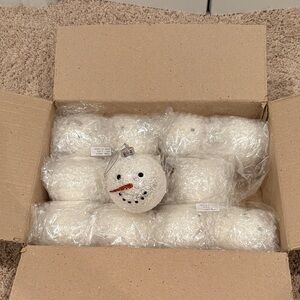 Set of Snowman Christmas Ornaments